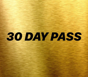 30 DAY PASS